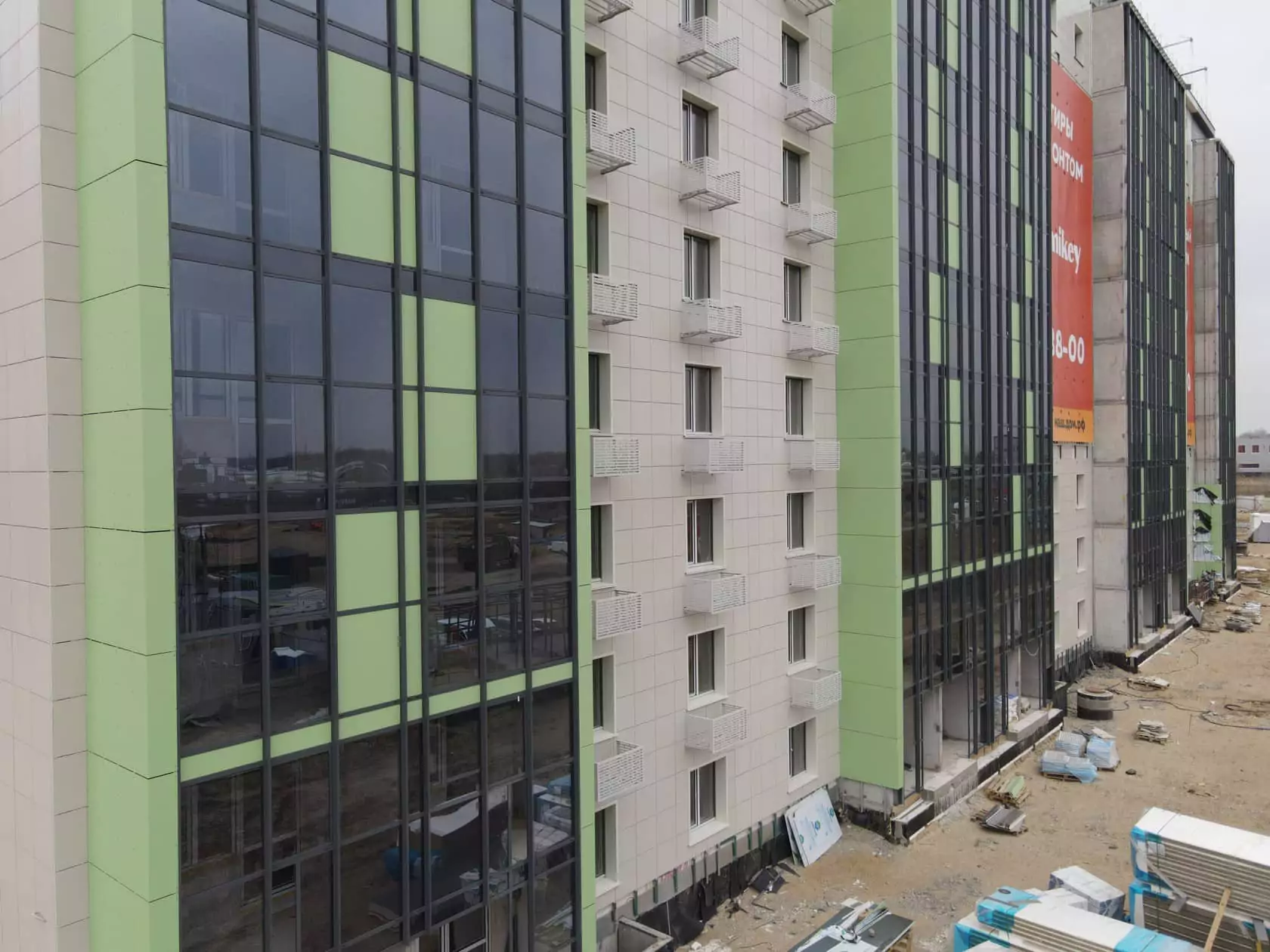 Ход строительства — Апрель 2023