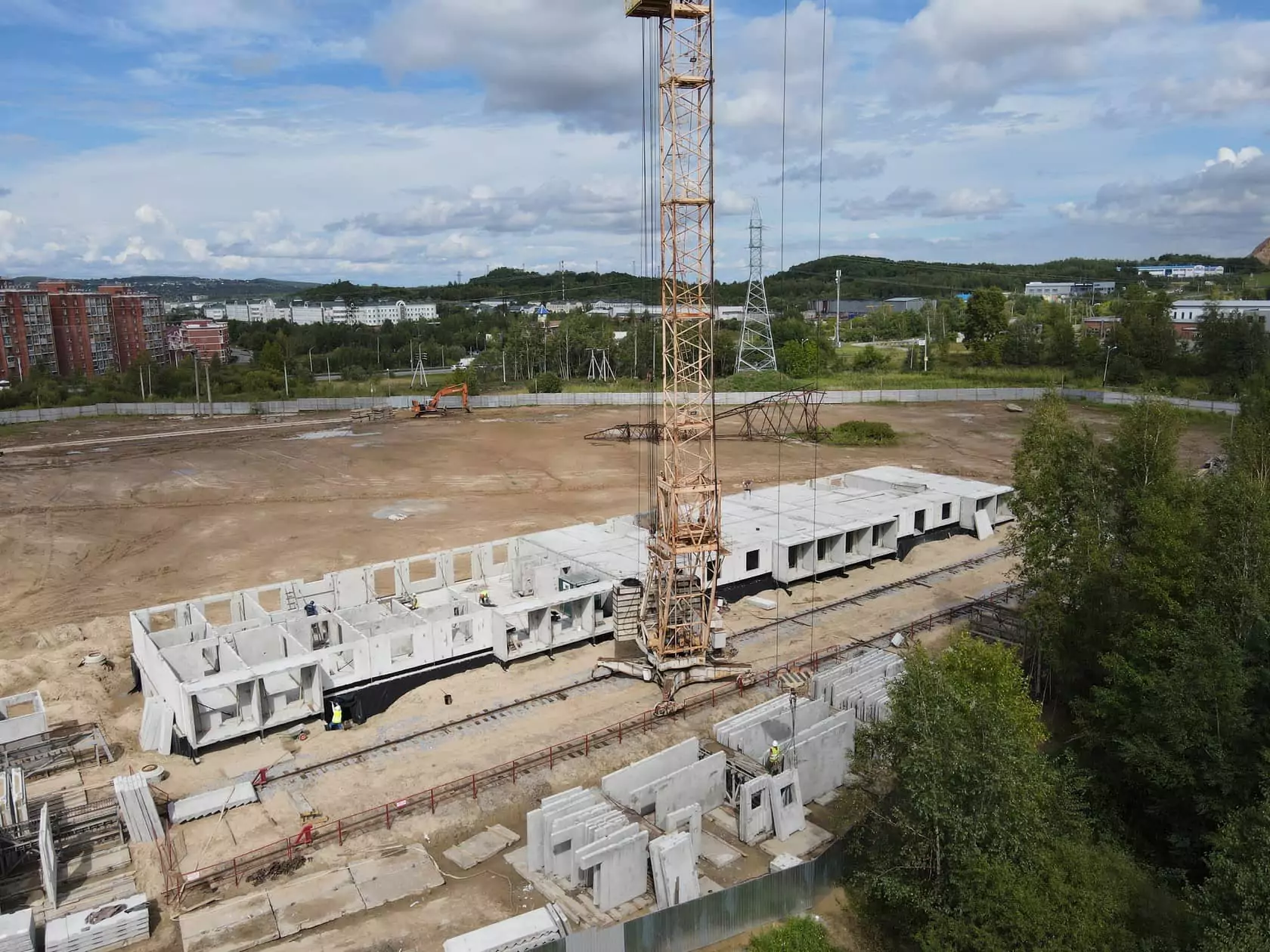 Ход строительства — Август 2022