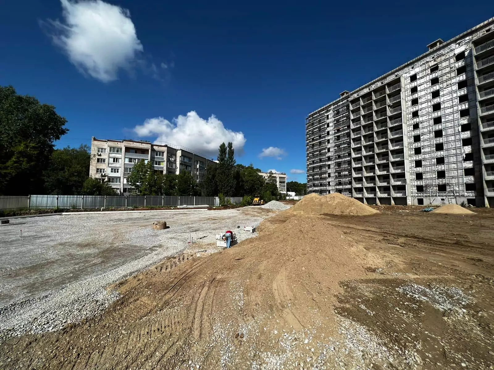 Ход строительства — Август 2023