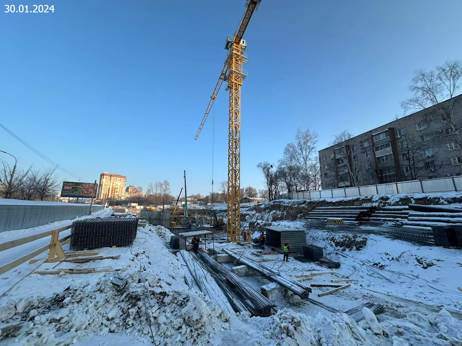 Ход строительства — Январь 2024