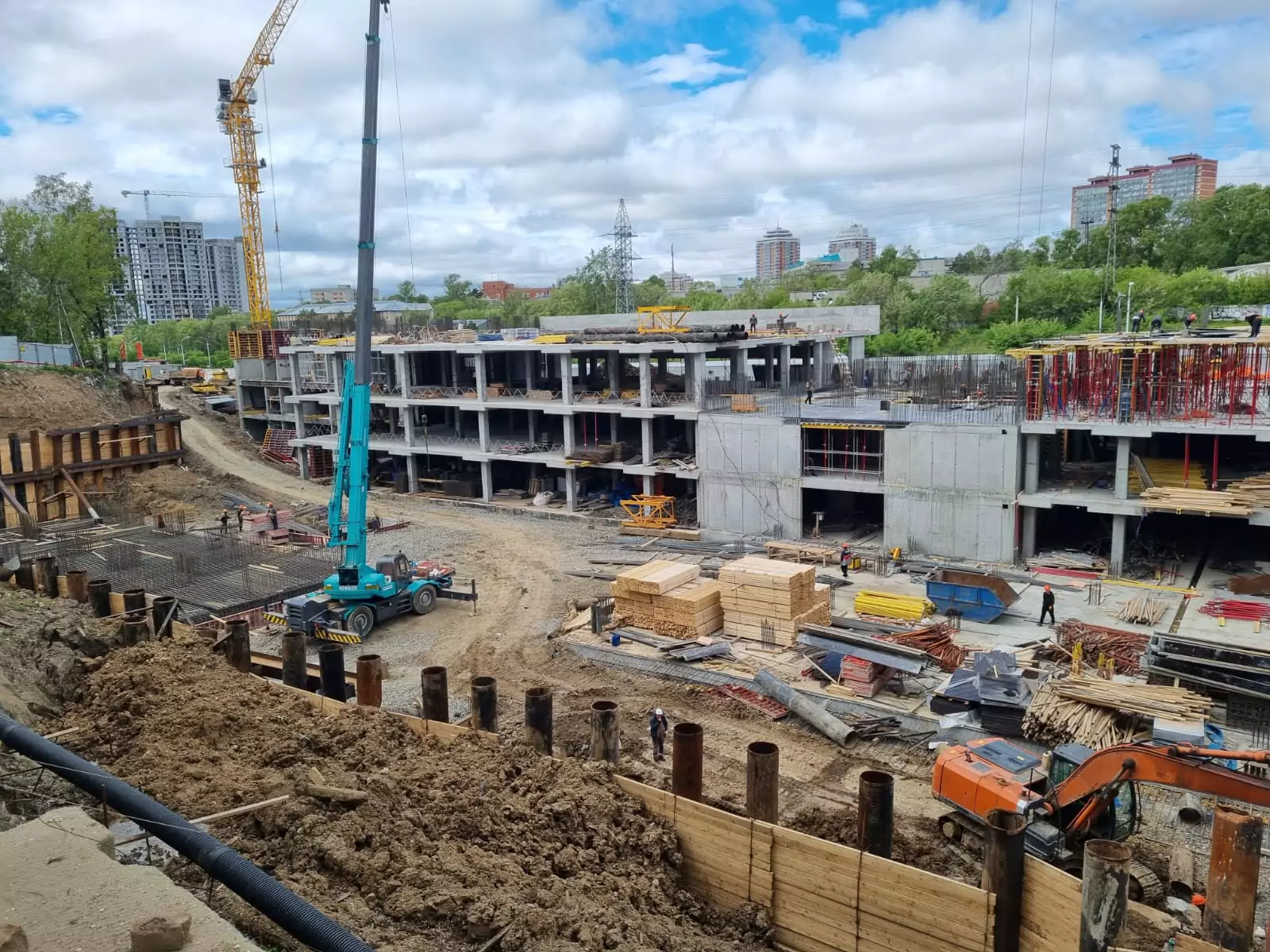 Ход строительства — Май 2024