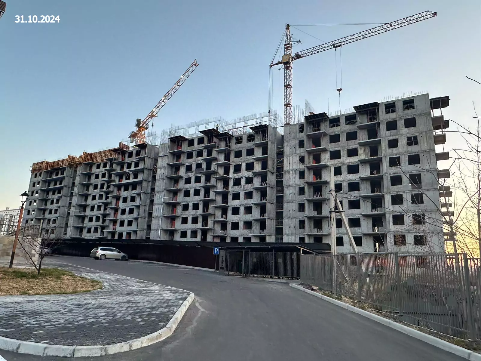 Ход строительства — Октябрь 2024