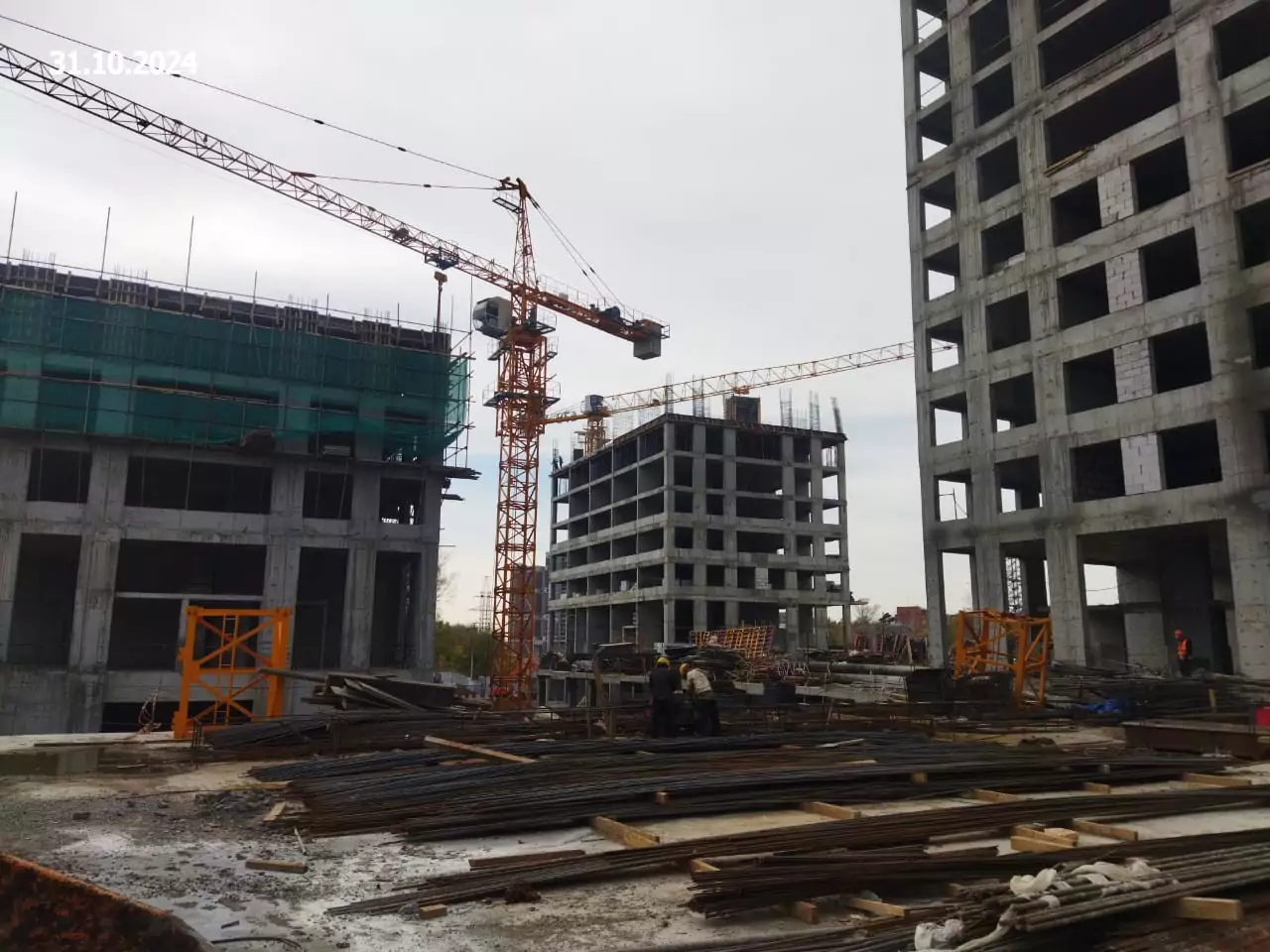 Ход строительства — Октябрь 2024