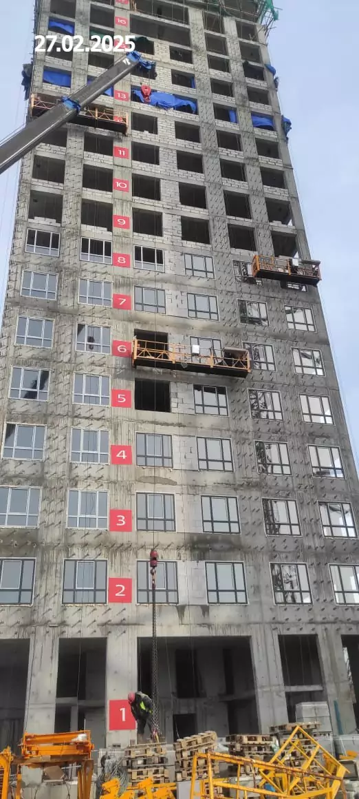 Ход строительства — Февраль 2025