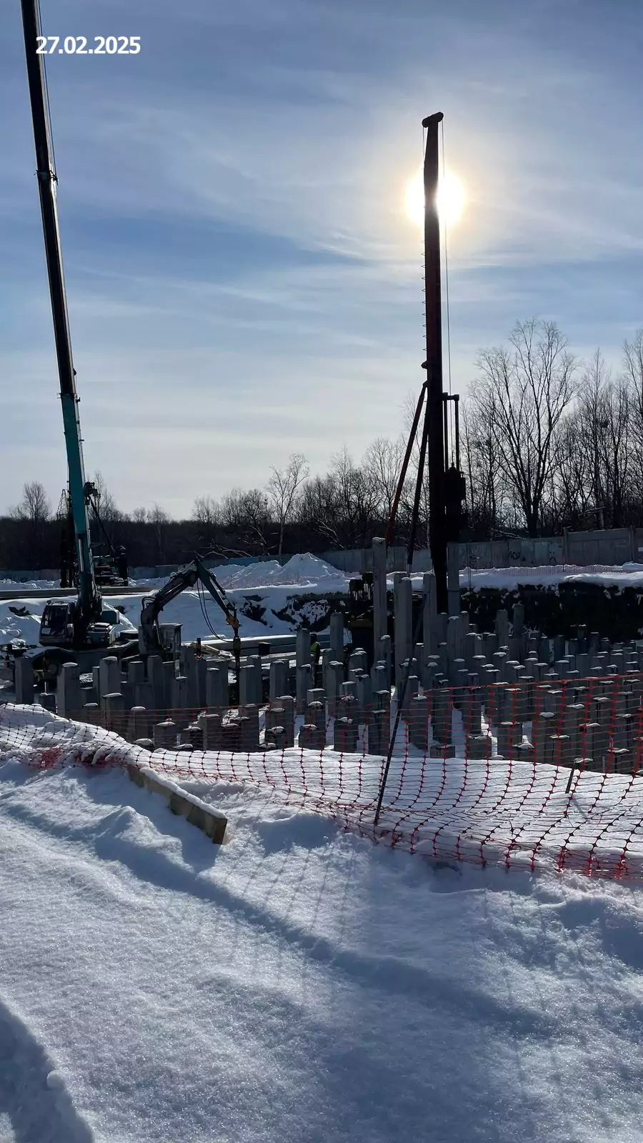 Ход строительства — Февраль 2025