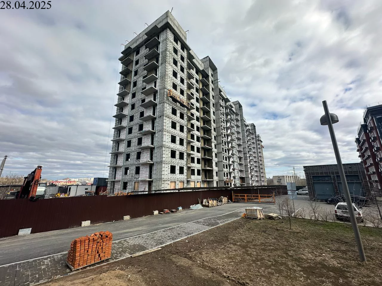 Ход строительства — Апрель 2025