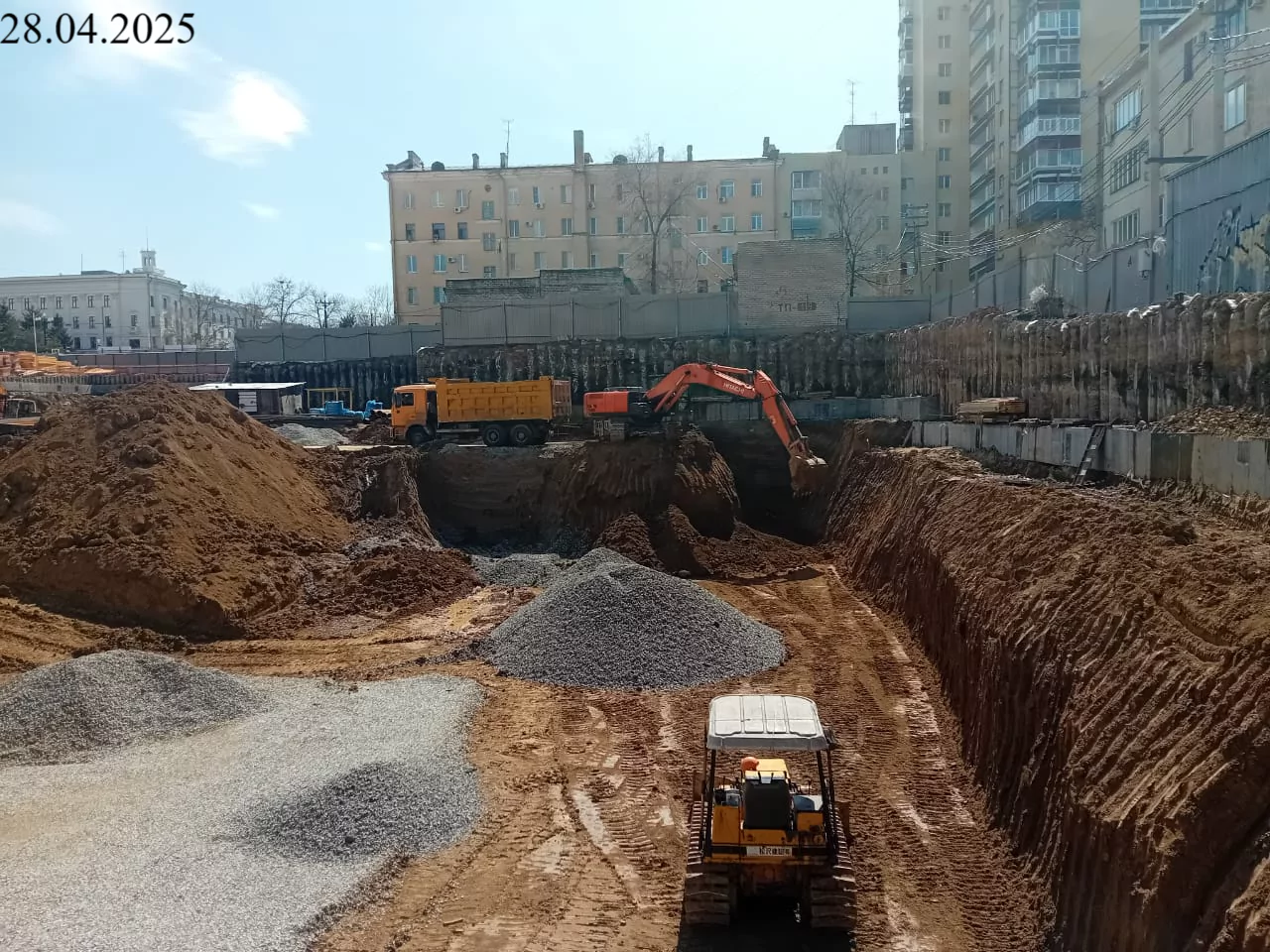 Ход строительства — Апрель 2025