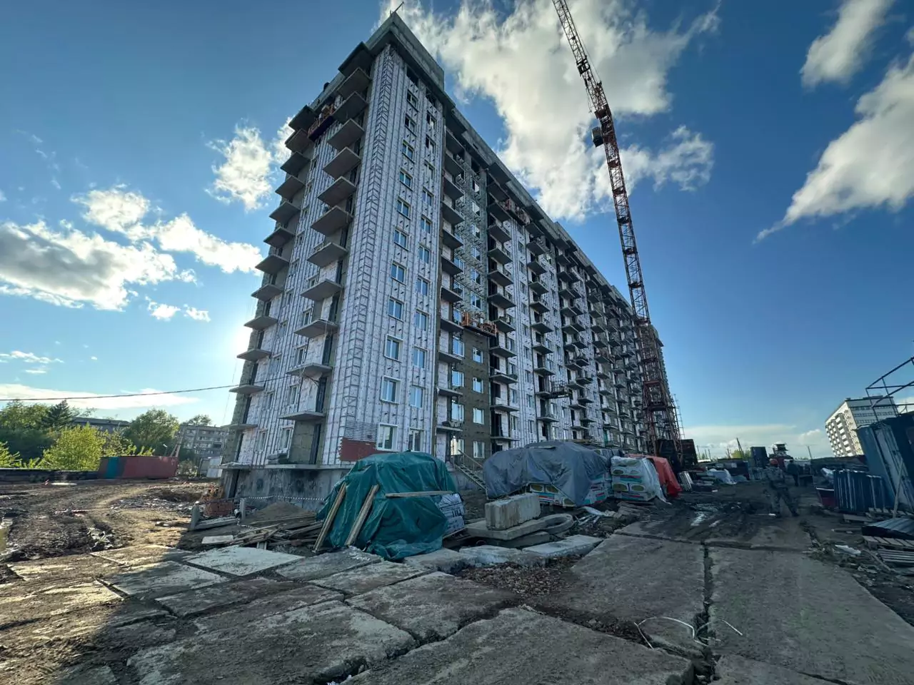 Ход строительства — Май 2025