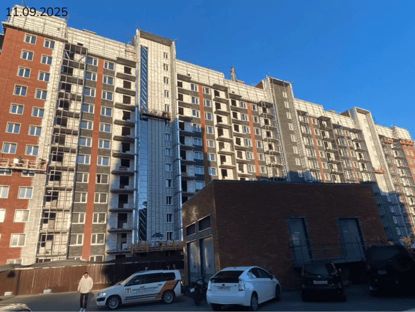 Ход строительства — Сентябрь 2025