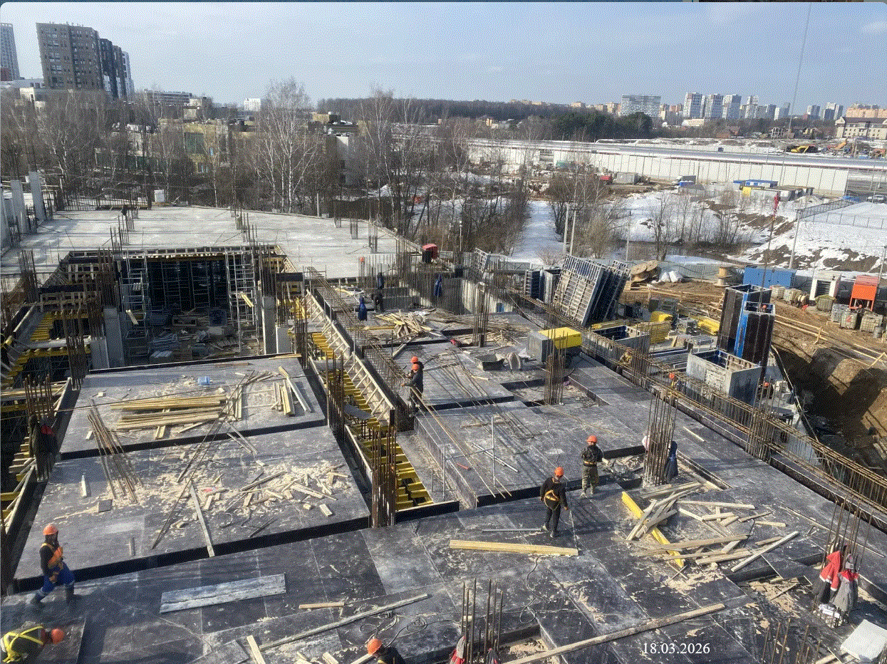 Ход строительства — Март 2026